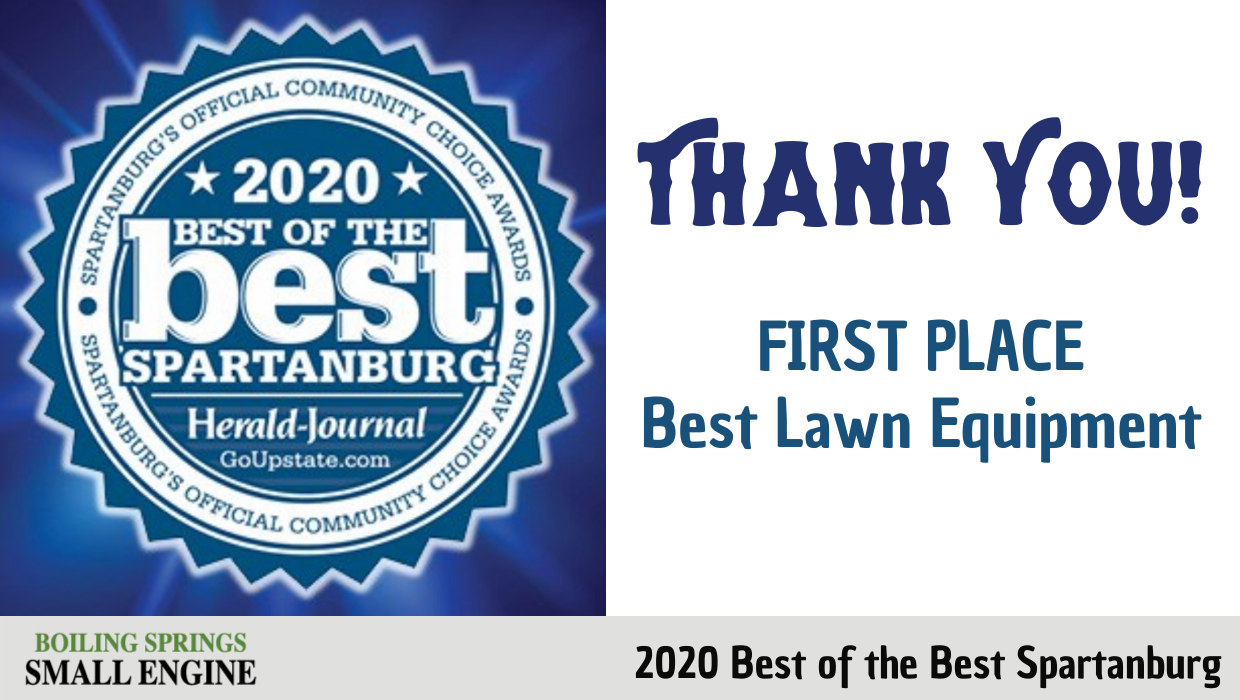 First Place Winner – Best Lawn Equipment