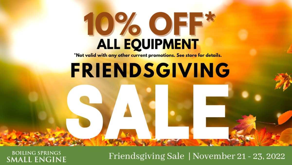 Friendsgiving Equipment Sale